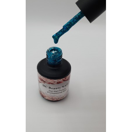 VERNI SEMI-PERMANENT GLITTER BLUE 15ML