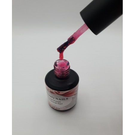 VERNI SEMI-PERMANENT PINK SEQUINED 15 ML