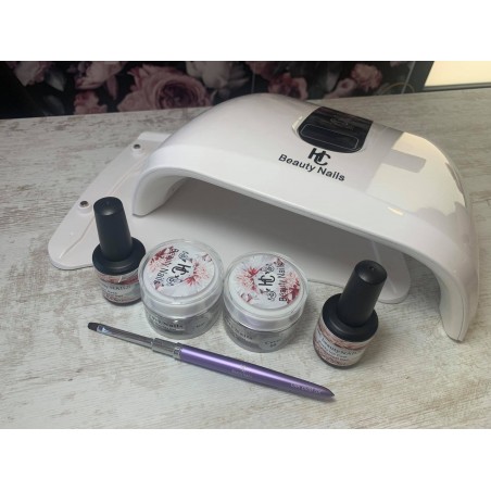 KIT GEL HC BEAUTY NAILS AVEC LAMPE 96WATTS